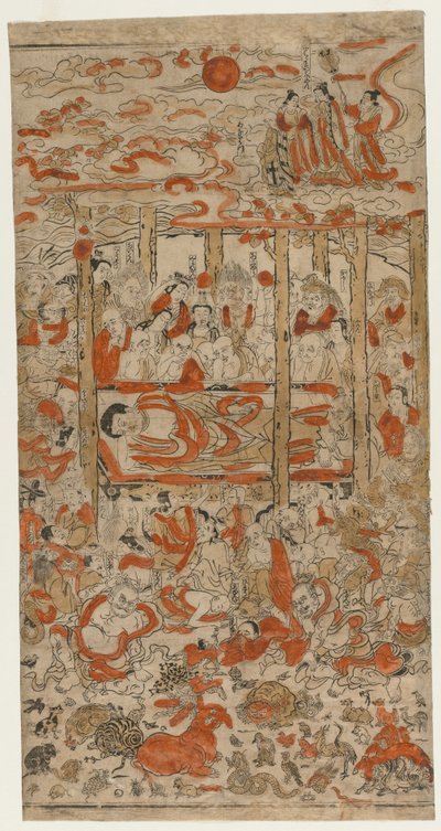 La Mort du Bouddha, vers 1710 - Unbekannt