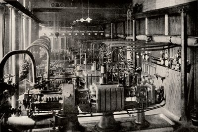 La première station de génération turbo-électrique Parsons, vers 1916 - Unbekannt