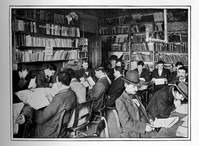La bibliothèque russe libre et salle de lecture, 15 Whitechapel Road, Stepney, Londres, vers 1901 - Unbekannt