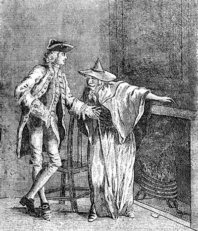 Le gitan conversant avec l