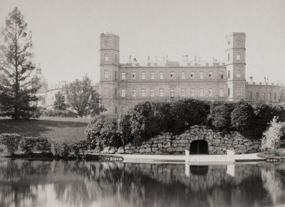 La façade principale du palais de Gatchina, années 1870-1880 - Unbekannt