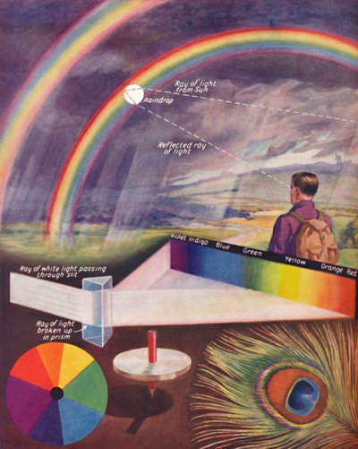 Les nombreuses couleurs qui composent la lumière blanche, 1935 - Unbekannt