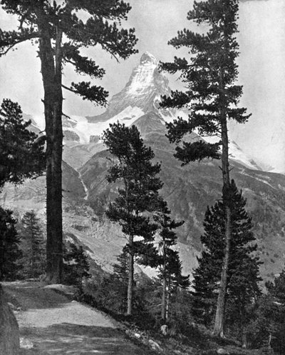 Le Cervin vu du chemin de Riffel, les Alpes - Unbekannt