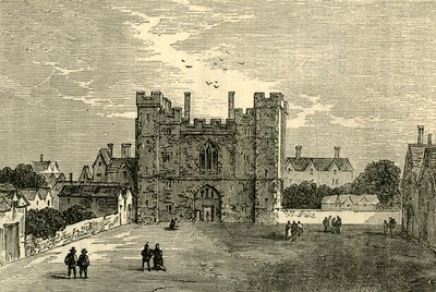 Le monastère de Saint-Jean de Jérusalem, Clerkenwell - La porte vue de l