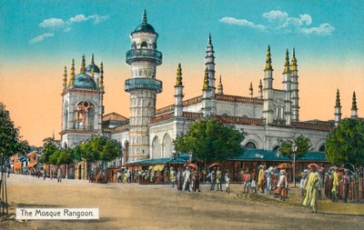 La mosquée de Rangoon, c1888 - Unbekannt