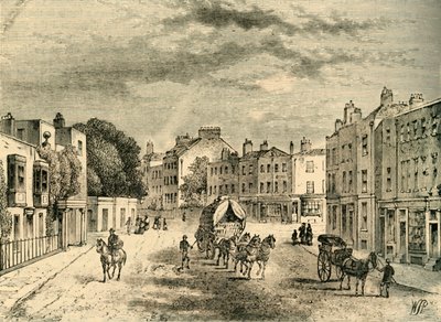Le vieux village de Vauxhall, avec l