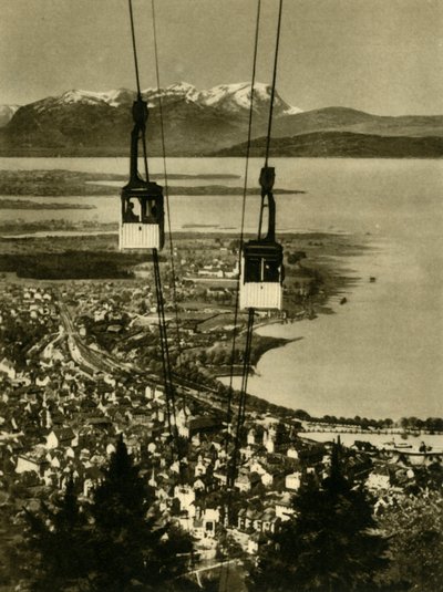 Le téléphérique de Pfänderbahn, Bregenz, Autriche, vers 1935 - Unbekannt