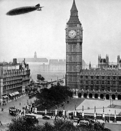 Le R101 passant au-dessus de la Chambre des communes, 14 octobre 1929 - Unbekannt