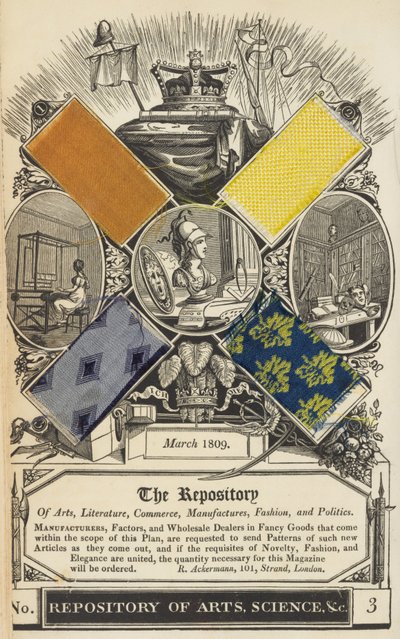 Le Dépôt des Arts, Littérature, Commerce, Manufactures, Modes, et Pol..., janvier-juin 1809 - Unbekannt