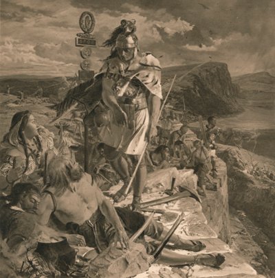 Les Romains font construire un mur pour la protection du sud, 1905 - Unbekannt