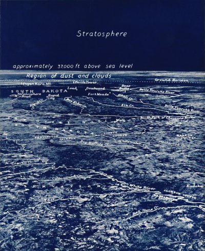 La rotondité de la Terre depuis la stratosphère, 1935 - Unbekannt