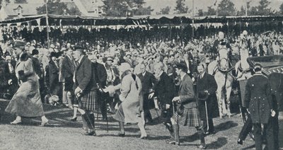 La Famille royale en Écosse, vers 1930, 1937 - Unbekannt