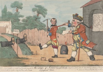 Le Siège de Namur par le Capitaine Shandy et le Caporal Trim Tristram Shandy, 1800-20 - Unbekannt