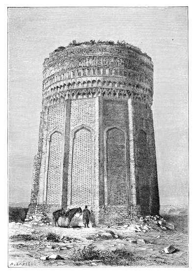 La tour de Meimandan, Perse Iran, 1895 - Unbekannt