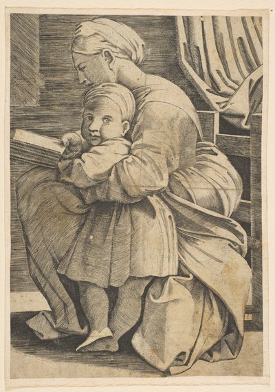 La Vierge lisant avec l