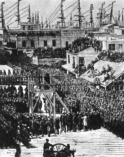 La pendaison de Hetherington et Brace, San Francisco, 29 juillet 1856 - Unbekannt