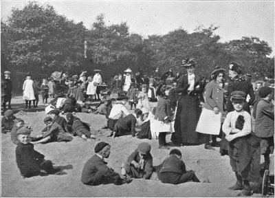 La carrière de sable, Victoria Park, Londres, vers 1900-1901 - Unbekannt