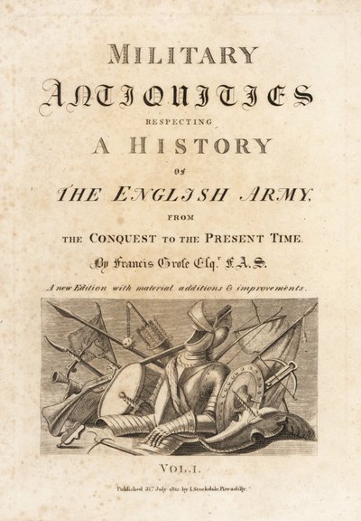 Page de titre du volume 1 avec titre calligraphique et vignette d