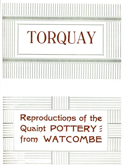 Torquay - Reproductions de la poterie pittoresque de Watcombe, 1919 - Unbekannt
