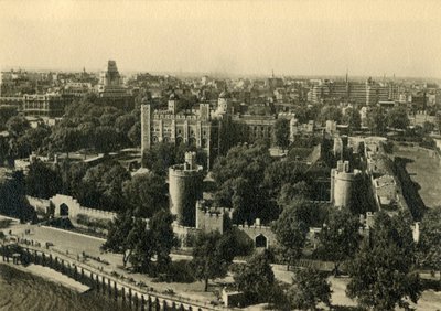 Tour de Londres. Vue générale depuis le sud, vers 1920 - Unbekannt