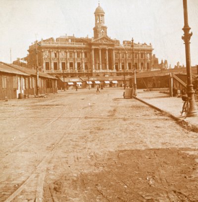 Hôtel de ville et place principale, Cambrai, Nord de la France, vers 1914-1918 - Unbekannt