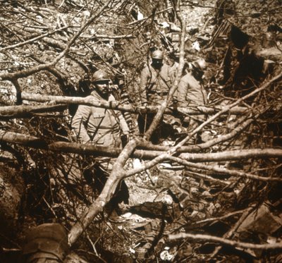 Tranchées devant le Fort Souville, nord de la France, vers 1914-1918 - Unbekannt