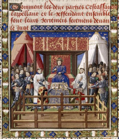 Jugement par combat, 15e siècle - Unbekannt