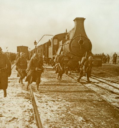 Troupes débarquant d