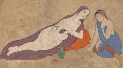 Deux amants dans un paysage, 17e siècle - Unbekannt