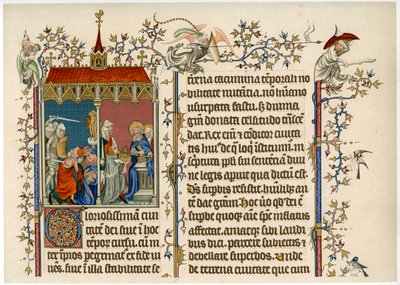 Deux scènes bibliques, fin 14e siècle - Unbekannt