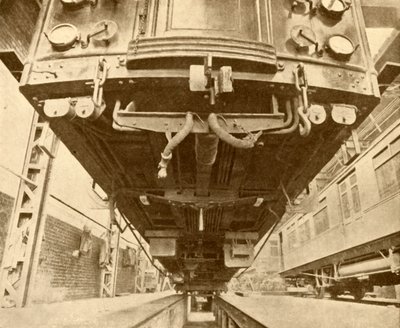 Sous le métro : sous une voiture électrique du District Railway, 1930 - Unbekannt