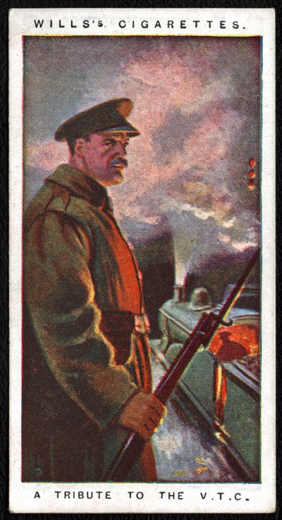 Royaume-Uni : Une série de vingt-quatre cartes de cigarettes publiées en 1917 par l