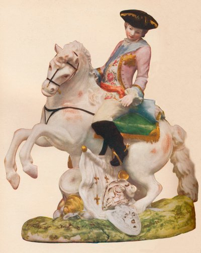 Figure en porcelaine de Vauxhall, probablement représentant Ferdinand, duc de Brunswick, vers 1755-60 - Unbekannt