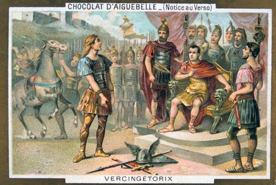 Vercingétorix se rend à Jules César, vers 46 av. J.-C., 19ème siècle - Unbekannt