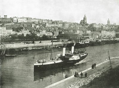 Vue depuis le quai ouest, Boulogne, France, 1895 - Unbekannt
