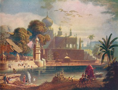 Vue des temples et mosquées de Sassur, près de Poona, dans le Deccan, 1908 - Unbekannt