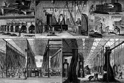 Vues dans la Royal Small Arms Factory, Enfield, vers 1880 - Unbekannt
