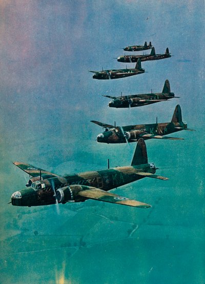 Bombardiers Wellington en formation, 1940 - Unbekannt