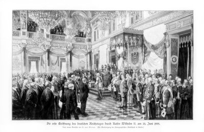 Guillaume II et les ministres à l