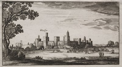 Château de Windsor depuis le sud-est, 1600s - Unbekannt