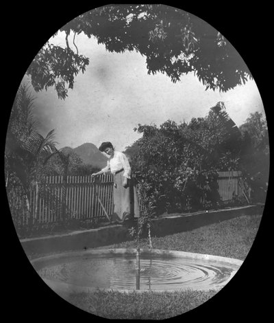 Femme près d