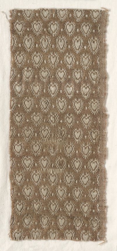 Textile composé de laine et de lin, 17ème siècle - Unbekannt