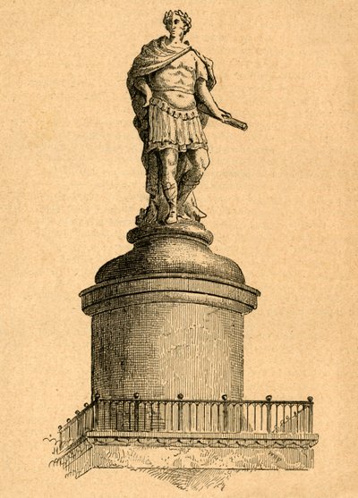 Conception originale de Wren pour le sommet du Monument, 1897 - Unbekannt