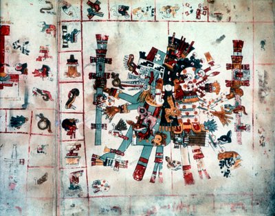 Forme zoomorphe du Codex Borgianus, Mixtec, Mexique précolombien, vers 1400 - Unbekannt