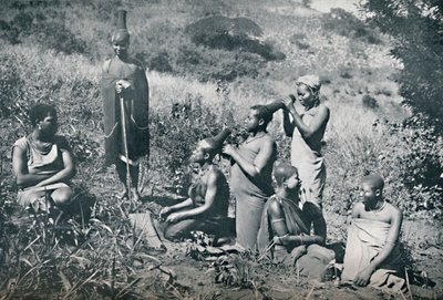 Coiffure des filles zouloues, 1912 - Unbekannt
