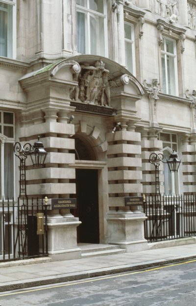 Institute of Chartered Accountants, Moorgate Place, Londres EC2 - Unbekannt Unbekannt