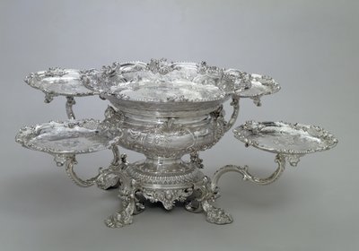Centre de table Newdegate par Paul de Lamerie, 1743 - Unbekannt Unbekannt