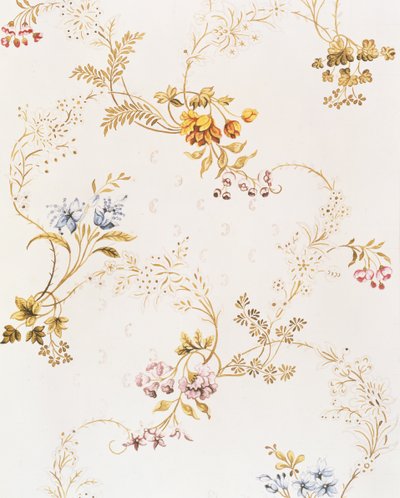 Design floral asymétrique rococo par Anna Maria Garthwaite, 1744 - Unbekannt Unbekannt