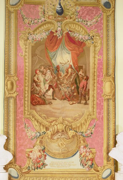 Scène de Don Quichotte, tapisserie de la Galerie des Régents - Unbekannt Unbekannt