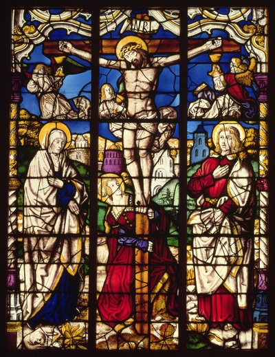 La Crucifixion, vitrail, probablement de l